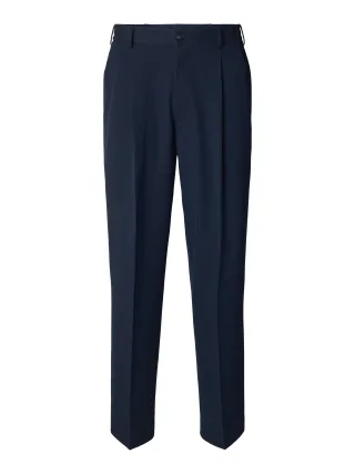 selected men - SLM220-LOOSE FINN FLEX PANTS NOOS Blau - Gr. - S