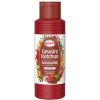HELA Saucen, Hela Gewürz Ketchup Schaschlik pikanter Geschmack Flasche 300ml