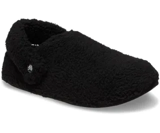 Crocs Classic Cozzzy Frauen Schwarz Hausschuhe