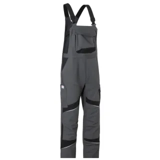 KÜBLER ACTIVIQ cotton+ Latzhose HIGH PSA 2 anthrazit/schwarz 106 - 3255 3421-9799-106