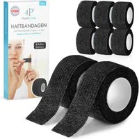 Health Press Bandage Fingerpflaster Selbsthaftend - 8x Pflaster Rolle (2,5cm x 4,5m)