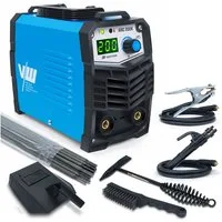 VECTOR WELDING Elektroschweißgerät Set MMA 200A IGBT ARC200K inkl. Elektroden/Hammer/Bürste