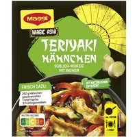 MAGGI Gewürz, Maggi Fix Magic Asia Teriyaki Hähnchen süßlich-würzig Packung 43g
