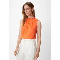 comma Blusentop Bluse Viskosebluse mit Raffung