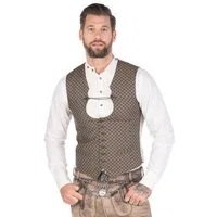 Hammerschmid Trachtenweste Trachtenweste - OLIVER - braun gemustert