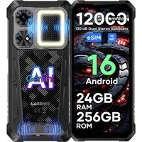 LAGENIO Rhino 1 Pro Outdoor Handy Extrem Robustes Smartphone IP68 Smartphone (256 GB Speicherplatz, Outdoor Handy mit GPS, MIL-STD-810H)