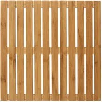 WENKO Badematte WENKO Baderost INDOOR BT 50x50 cm braun