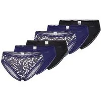 sloggi Midislip 6er Pack GO Crush (Spar-Set, 6-St) Slip - Baumwolle - Atmungsaktiv - Komfortabel und atmungsaktiv