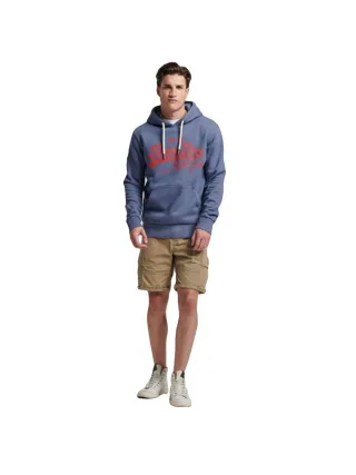 Superdry Herren-Sweatshirt mit meliertem Vintage-Logo
