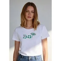 MORE&MORE Kurzarmshirt stretchiges Baumwollshirt, Summervibes