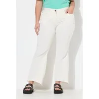 Angel of Style 5-Pocket-Jeans Jeans ausgestellt gerundeter Fransensaum