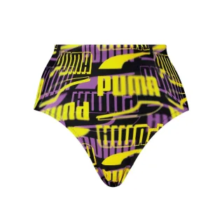 Puma - Bikinihöschen für Damen, Hoch geschnitten (Schwarz)