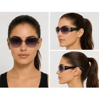 DanCarol Sonnenbrille DC-351-C1-Modische- Sonnenbrille für Damen stilvollem Schmetterling