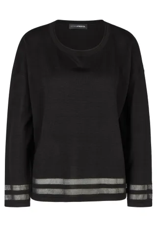 Doris Streich - Pullover schwarz - Gr. - 50