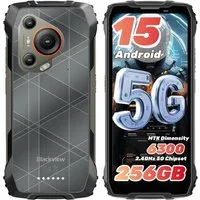 blackview BL7 5G AI Outdoor handy 256GB Android 15 Smartphone (6.7 Zoll, 50 MP Kamera, 6.78”, 2.4K, 750Nits, 120Hz, Dimensity 6300, NFC,7500mAh, 33W)