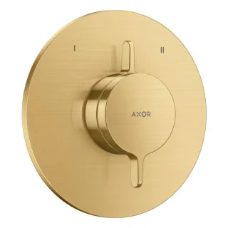 hansgrohe AXOR One Mischer 48415250 Unterputz für 2 Funktionen, brushed gold optic