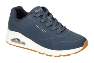 Skechers 73690 NVY Damen Sportliche Halbschuhe Dunkelblau Memory Foam