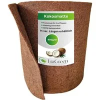 EraGreen Kokosmatte Kokosmatte 800g/m² 0,5m x 5m Winterschutz Pflanzen Kälteschutz Frosts, (Kokosmatte 800g/m² 0,5m x 5m, einseitig mit Naturlatex)