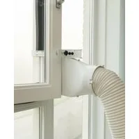 EUROM Fenster-Set Erweiterung Klima-Fenster-Adapter, Zubehör für Alle gängigen mobilen Klimaanlagen mit einem Abluftschlauch Durchmesser von 150 mm, Einfache Installation ohne Bohren