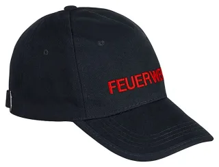 PACOTEX® Premium Cap Schirmmütze marineblau mit FEUERWEHR Stick in rot