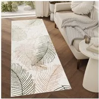 Tapiso Läufer CRYSTAL, rechteckig, Höhe: 8 mm, Kurzflor Flurläufer Schimmereffekt, pflegeleicht, Meterware
