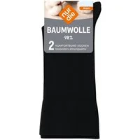 Nur Die Basicsocken 98 Baumwolle Komfort (2-Paar) Socken, Baumwollsocken, Alltagsocken