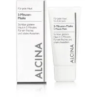 ALCINA Gesichtsmaske ALCINA 5-Minuten-Maske für sichtbar glattere Haut (50 ml) Packung, für sichtbar glattere Haut und ein fühlbar verbessertes Hautbild