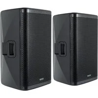 Pronomic Paar C-215 MA - Aktive 2-Wege Bi-Amp Box Lautsprecher 2.0 (Bluetooth, 500 W, mit 2 Kanälen - 15 zoll Woofer und DSP-Presets)