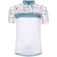 FORCE Radtrikot Jersey FORCE ROCK Lady Weiss- Tuerkis %%%
