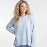OriginalYou Sweatshirt Damen Langarmshirt Baumwoll Strand Sweater One Size 38–42 (oversize/klassisch), 42–46 (oversize/klassisch)