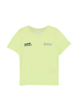 s.Oliver - s.Oliver 2175774 0401_WHITE 7137_GREEN - Gr. - 134