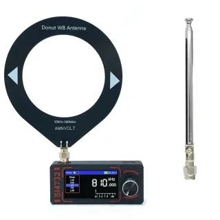 Original ATS MINI ESP32-S3 SI4732 Pocket Radio DSP Receiver Full Band FM AM MW SW SSB LSB USB 1.9inch IPS Screen 800mAh