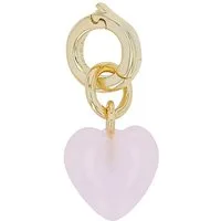 Amor Charm Herz, mit Glasstein