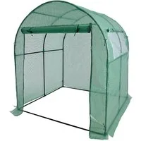 ESTEXO Gewächshaus Bogendach Foliengewächshaus 180x180x200 cm Treibhaus Folien-Tunnel