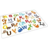 nikima Platzset stabiles Vinyl Tischset - Tier ABC Kinder Platzset abwaschbar, (1-St)