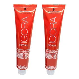 Schwarzkopf Igora Royal Permanent Haar Coloration 0-33 Anti Red Mulitpack 2x60ml