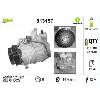 Valeo Klimakompressor Mercedes C-Klasse W203 W204 CLK C209 CLS C219