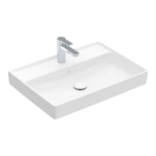 Villeroy und Boch Collaro Schrankwaschtisch 4A3366RW ohne Überlauf, 65x47cm, stone white C-plus