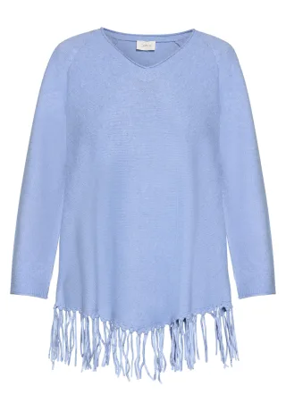 CARTOON - Strickpullover Light Blue Melange - Gr. - 38