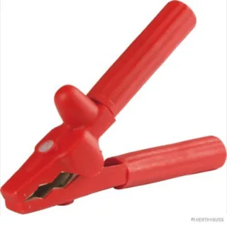 HERTH&BUSS Batterieladezange, + Pol, 750 A rot - 52289450