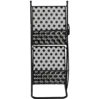 HAKU Zeitungsständer Zeitschriftenhalter, Zeitschriftenständer, rechteckig - aus Metall Schwarz - B/T/H 31/27/80 cm
