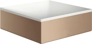 Hansgrohe Aufsatzwaschtisch AXOR Suite Basins&Bathtubs 285x285mm o.Hl.Ül weiss/brushed red gold, 420 42002310