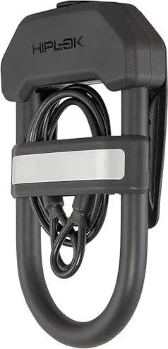 Hiplok DXC Bügelschloss + 1 m Kabel schwarz