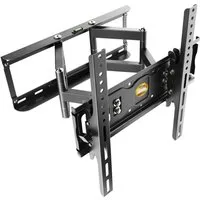 RICOO TV-Wandhalterung TV Monitor Wandhalterung 30"-65" mit Schwenk- und Neigefunktion S1144, (bis 65 Zoll, VESA 200x200 bis 400x400, 1-tlg., 60 Kg Tragkraft, für 30"-65" (76-165cm) Bildschirm Diagonale, bis 30° neigbar, bis 120°schwenkbar, ausziehba