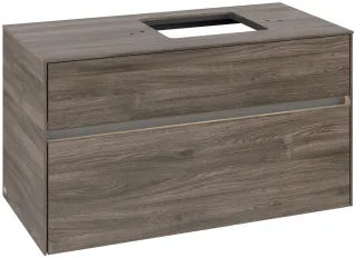 Villeroy & Boch Waschtischunterschrank Collaro C127B0 1000x548x500mm mit Beleuchtung Stone Oak C127B0RK