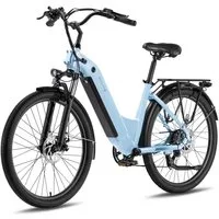 Vankel E-Bike Mountainbike e bike für herren 26 zoll 18.2AH 36V 655WH damen 120km Elektrofahrrad, Kettenschaltung, Heckmotor, 655 Wh, (Beleuchtungsset mit Batterieladegerät, Batterieschlüssel, Werkzeug), Komfortables Stadtrad mit Scheibenbremsen & 26