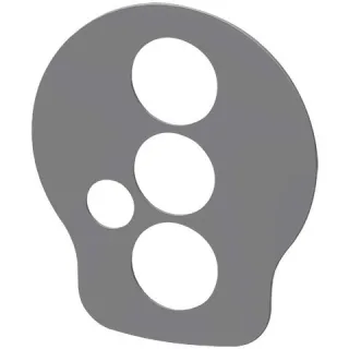 KWC Aquarotter Rosette, F5, Edelstahl, für Armatureneinheit, Baujahr bis 2021, 2030065031 2030065031