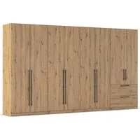 OTTO home Kleiderschrank Mehrzweckschrank Aktenschrank Möbel Mietswohnung Schlafzimmer AVOLA (3 verschiedene Ausstattungen BASIC/CLASSIC/PREMIUM (inkl. SOFT-CLOSE) mit hochwertigen Stangengriffen aus Metall in Schwarz MADE IN GERMANY