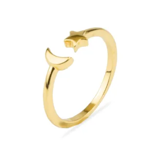 Ring Luxenter Onsah, 18 Karat Gelbgold