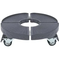 FIVMEN Pflanzenroller Rollendes Tablett mit 360 °Drehbare Räder